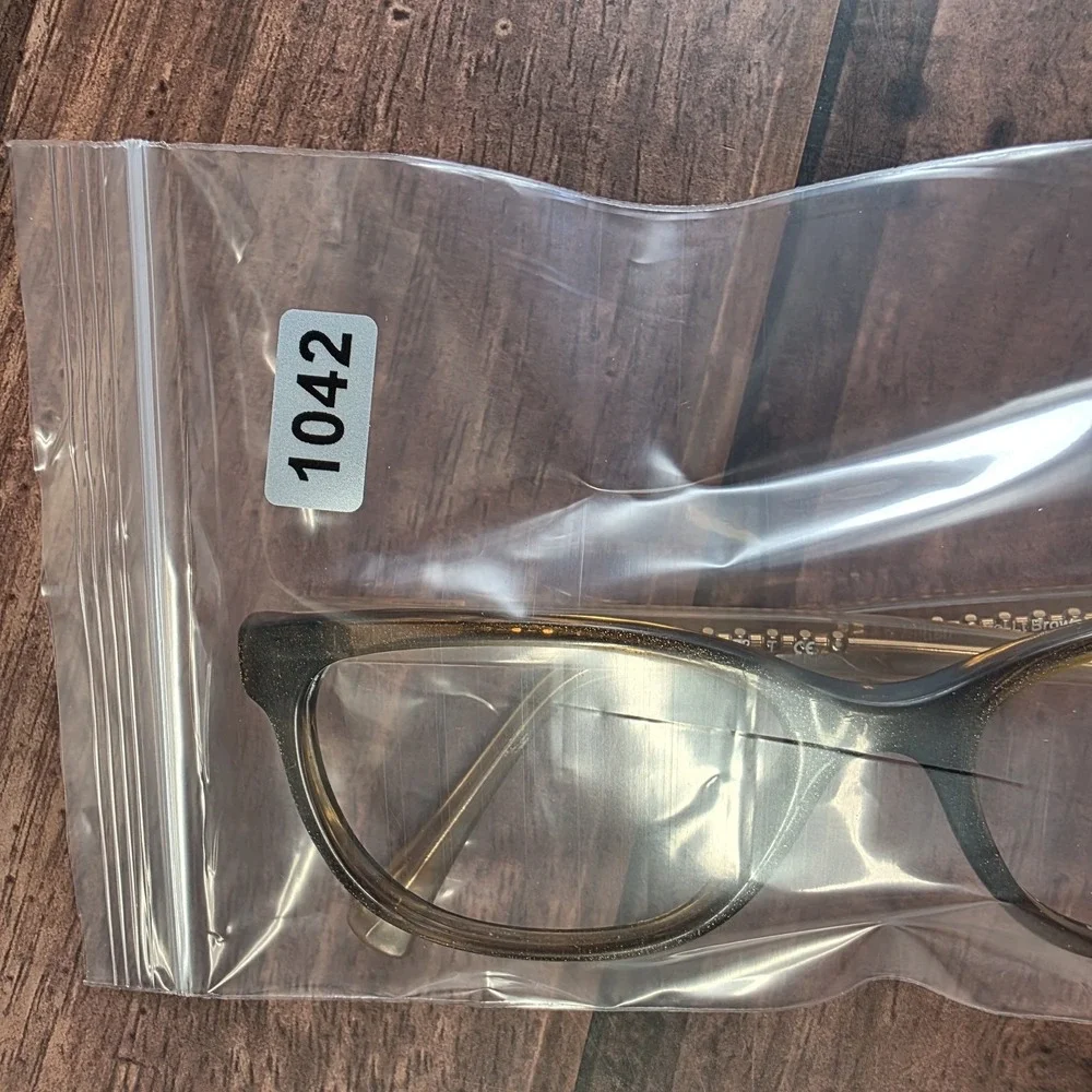 Coach HC6072 Eyeglass Frames Womens 52mm Brown Crystal Glitter 5328 Glasses Styl